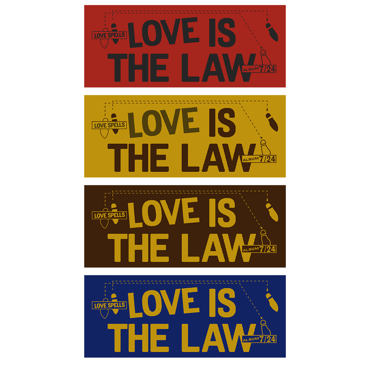 Love Is The Law Sticker