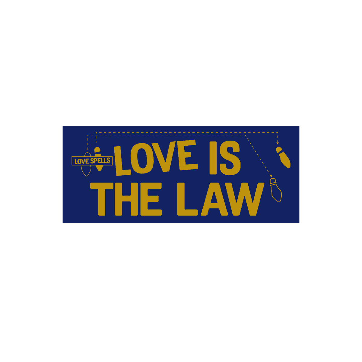 Love Is The Law Stickers