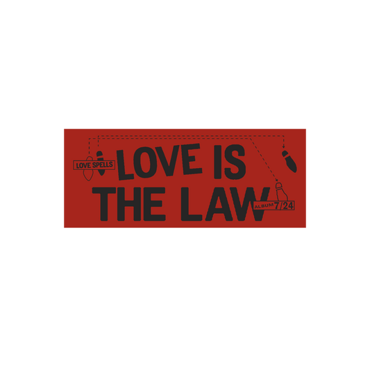 Love Is The Law Sticker