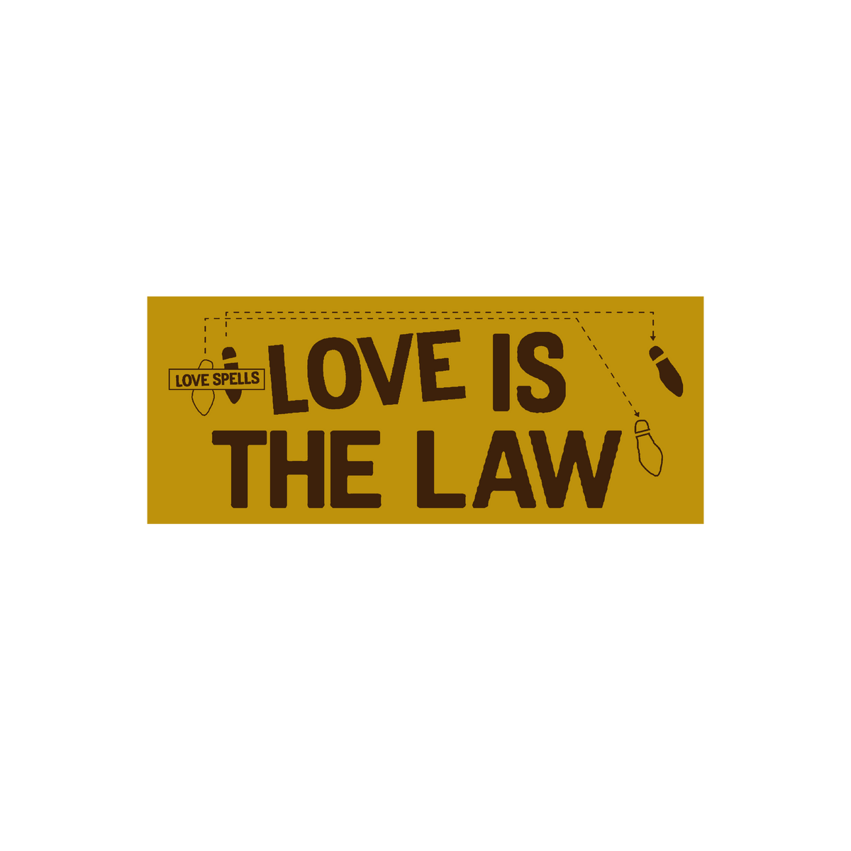 Love Is The Law Stickers