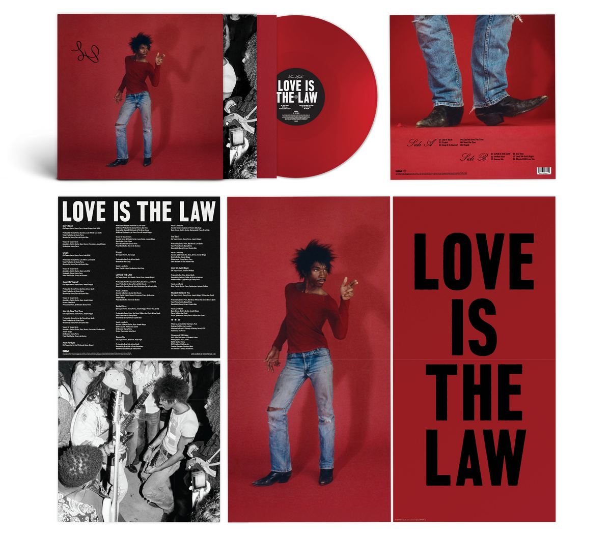 Love Is The Law SIGNED LP (Red)